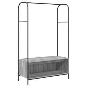 vidaXL Vaatev&auml;line Harmaa 100 x 44 x 160 cm Tekninen puu