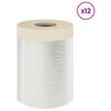 vidaXL P&ouml;lylakana liimalla 12 kpl L&auml;pin&auml;kyv&auml; 30 x 3300 cm HDPE