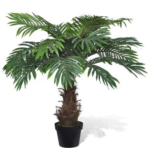 vidaXL Tekokasvi aidonoloinen Japaninkruunuk&auml;vykki ruukulla 80 cm