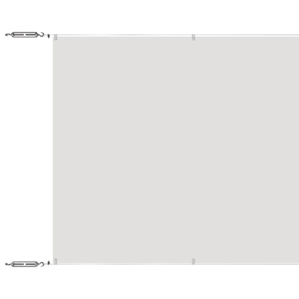 vidaXL Pystymarkiisi valkoinen 180x1000 cm Oxford kangas