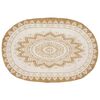 vidaXL Alue matot Luonnollinen valkoisella painatuksella 205 x 305 cm
