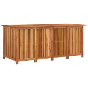 vidaXL Ulkos&auml;ilytyslaatikko 200x80x75 cm t&auml;ysi akasiapuu