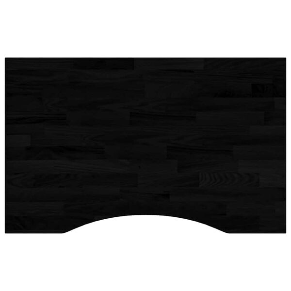 vidaXL P&ouml;yt&auml;taso Tummanruskea Massiivipuu Tammi Suorakulmainen