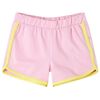 Lasten shortsit koristeilla kirkas pinkki 104