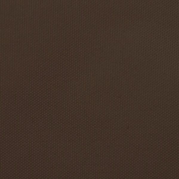 vidaXL Aurinkopurje Oxford-kangas kolmio 3x3x3 m ruskea