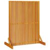 vidaXL Yksityisyysn&auml;ytt&ouml; Ruskea 79,5 x 50 x 110 cm Tihe&auml; akasiapuu