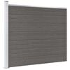 vidaXL Aitapaneeli WPC 175x146 cm harmaa
