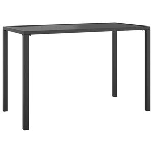 vidaXL Puutarhan ruokap&ouml;yt&auml; antrasiitti 110x54x70 cm ter&auml;s