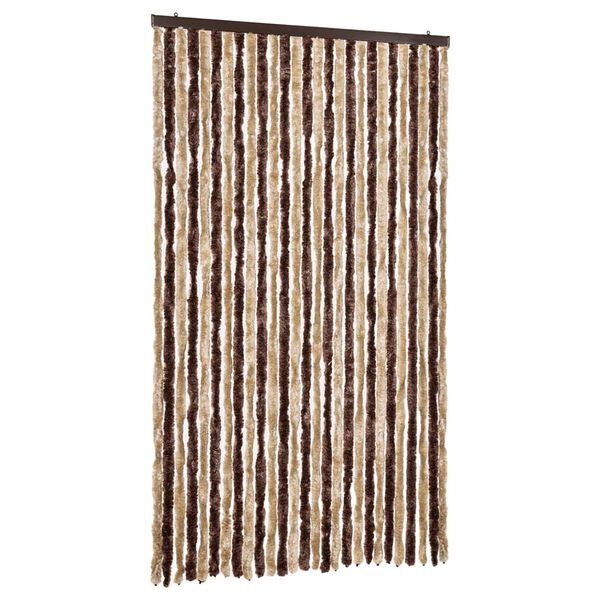 vidaXL Hy&ouml;nteisverho beige ja vaaleanruskea 118 x 220 cm Chenille