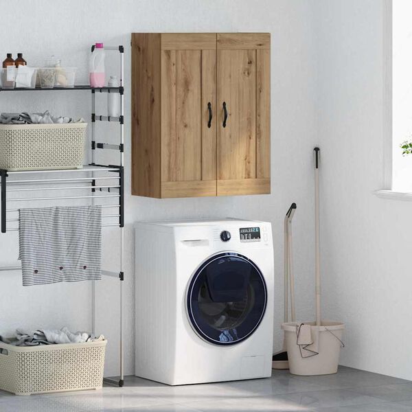 vidaXL Sein&auml;kaappi Artisan tammi 69,5 x 34 x 90 cm Tekninen puu