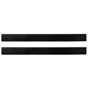 vidaXL Itsekiinnittyv&auml;t oven harjatiivisteet 2 pcs Valkoinen 100 cm