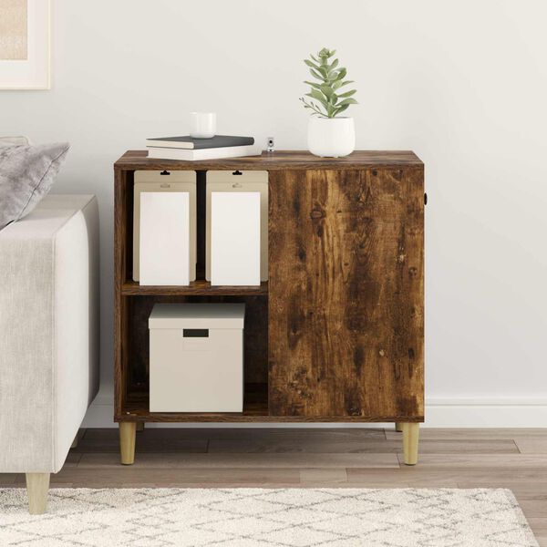 vidaXL Kissatalo Savup&auml;hkin&auml; 72 x 42.5 x 70 cm Tekninen puu