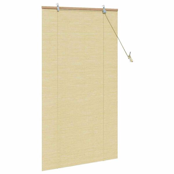 vidaXL Rullaverho verhoilla Luonto 80 x 160 cm Bambu
