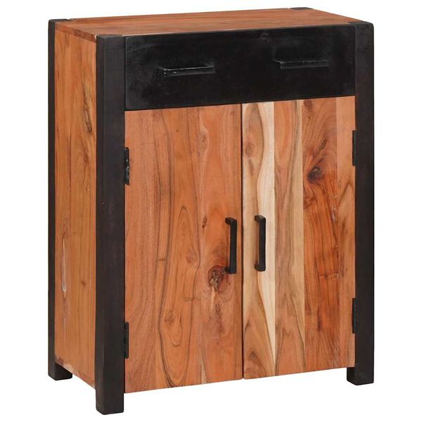 vidaXL Sivupöytä 2 pcs Ruskea 110 x 30 x 75 cm Täysi Akaasiapuu