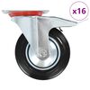 vidaXL Rullapy&ouml;r&auml;t 16 kpl 160 mm