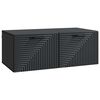 vidaXL Sein&auml;lle asennettava TV-kaappi Musta 78,5 x 41 x 30 cm