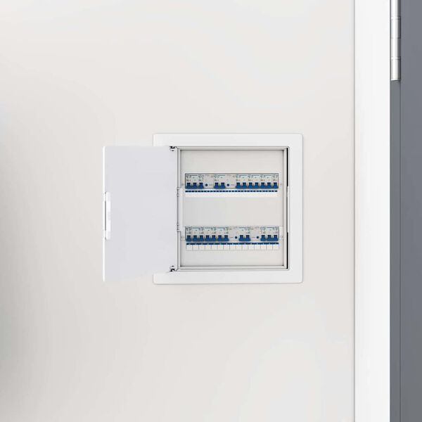 vidaXL P&auml;&auml;sypaneelit 2 pcs Valkoinen 20 x 20 cm ABS-muovi