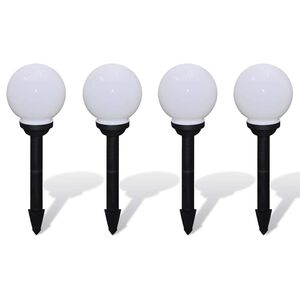 vidaXL Ulkolamput polulle 4 kpl LED 15 cm maapiikill&auml;