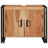 vidaXL Pesuallaskaappi hyllyll&auml; Ruskea 71 x 33 x 58 cm Tihe&auml; akasiapuu