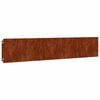 vidaXL Nurmikonreunukset 10 kpl 20x103 cm joustava Corten-ter&auml;s