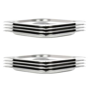vidaXL Ruokavuoat 8 kpl GN 1/2 20 mm ruostumaton ter&auml;s