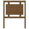 vidaXL Sängynpääty hunajanruskea 80,5x4x100 cm täysi mänty