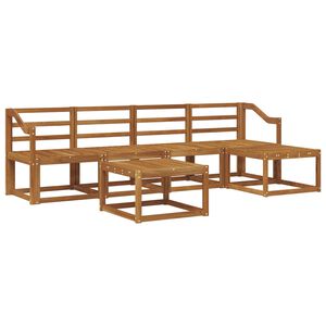 vidaXL Ulkosohvakokoelma 6 pcs Luonnollinen