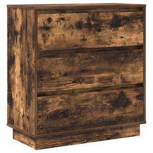 vidaXL Y&ouml;p&ouml;yt&auml;kaappi Savup&auml;hkin&auml; 71 x 34,5 x 75 cm Tekninen puu