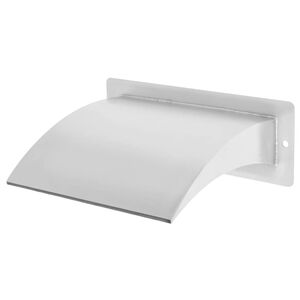 vidaXL Uima-altaan suihkul&auml;hde Ruostumaton ter&auml;s 30x9x26 cm Hopea