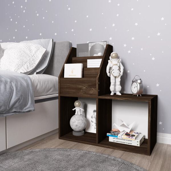 vidaXL Lasten lehtiteline savutammi 71x30x78,5 cm tekninen puu