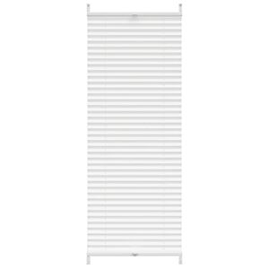 vidaXL Plisse Kaihdin 40x100cm Valkoinen Laskosverhot