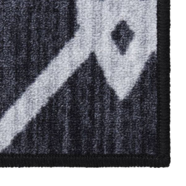 vidaXL K&auml;yt&auml;v&auml;matto musta 80x500 cm