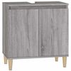 vidaXL Pesuallaskaappi harmaa Sonoma 58x33x60 cm tekninen puu