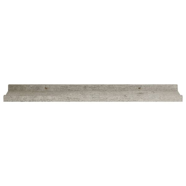 vidaXL Sein&auml;hyllyt 2 kpl betoninharmaa 60x9x3 cm