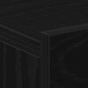 vidaXL Kelluva yöpöytä musta tammi 40x32x15 cm tekopuu