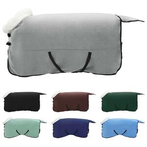 vidaXL Hevospeitto T&auml;ysi tumma vihre&auml; 135 cm Polar fleece