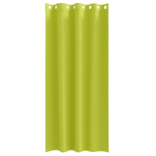 vidaXL Pimentävä verho renkailla 2 pcs Vihreä 225 x 140 cm Polyesteri