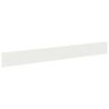 vidaXL Nurmireunus 10 pcs 100 x 12 cm Ter&auml;s valkoinen