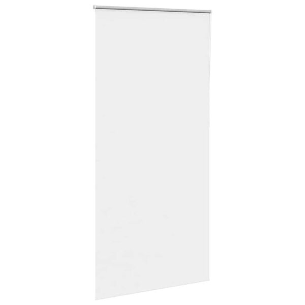 vidaXL Rullaverho Blackout valkoinen 90x230 cm Kankaan leveys 85,7 cm