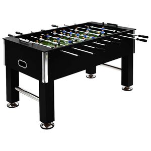 vidaXL P&ouml;yt&auml;jalkapallo ter&auml;s 60 kg 140x74,5x87,5 cm musta