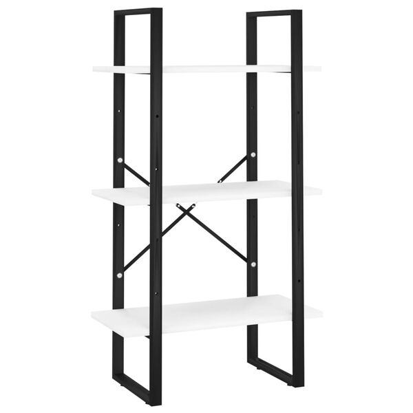 vidaXL Varastohylly valkoinen 60x30x105 cm tekninen puu