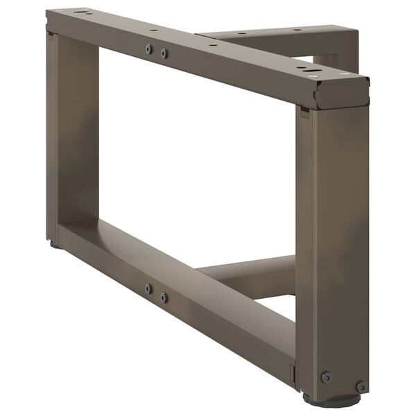 vidaXL Sohvap&ouml;yd&auml;n jalat T-muotoiset 2 kpl musta 60x25x(30-31) cm ter&auml;s