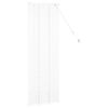 vidaXL Ikkunakaihdin verhoilla Valkoinen Alumiini