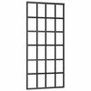 vidaXL Liukuovi ESG-lasi ja alumiini 90x205 cm musta