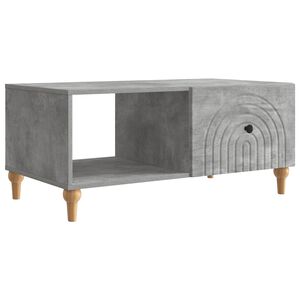 vidaXL Sohvap&ouml;yt&auml; Betoninharmaa 90 x 50 x 40 cm Tekninen puu