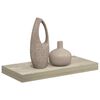 vidaXL Kelluva sein&auml;hylly tammi 50x23x3,8 cm MDF