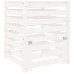 vidaXL Komposti valkoinen 63,5x63,5x77,5 cm t&auml;ysi m&auml;nty