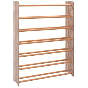 vidaXL Kenk&auml;teline ruskea 90x24x117 cm tekninen puu