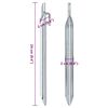 vidaXL Telttatapit 24 kpl V-muotoiset 24 cm Ø20 mm galvanoitu teräs