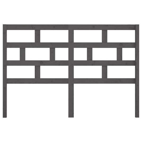 vidaXL S&auml;ngynp&auml;&auml;ty harmaa 141x4x100 cm t&auml;ysi m&auml;nty